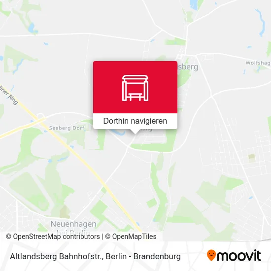 Altlandsberg Bahnhofstr. Karte