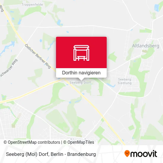 Seeberg (Mol) Dorf Karte