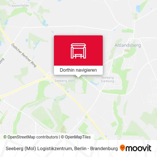Seeberg (Mol) Logistikzentrum Karte