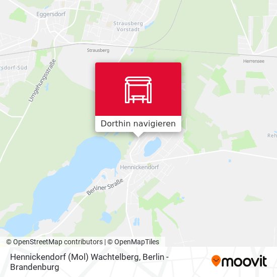 Hennickendorf (Mol) Wachtelberg Karte