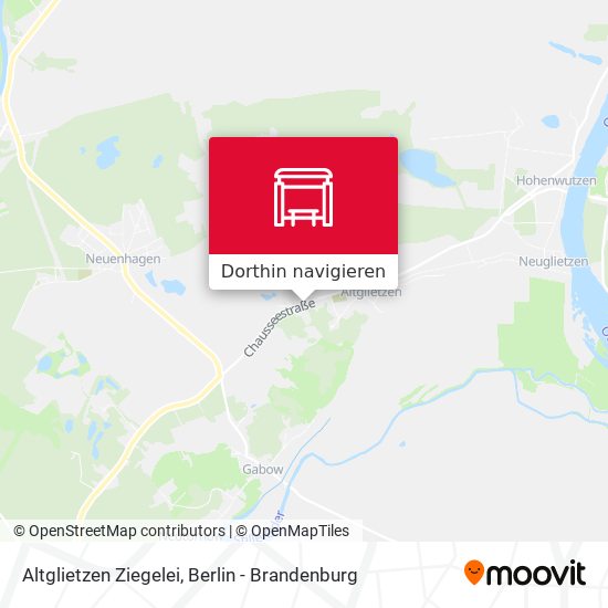 Altglietzen Ziegelei Karte