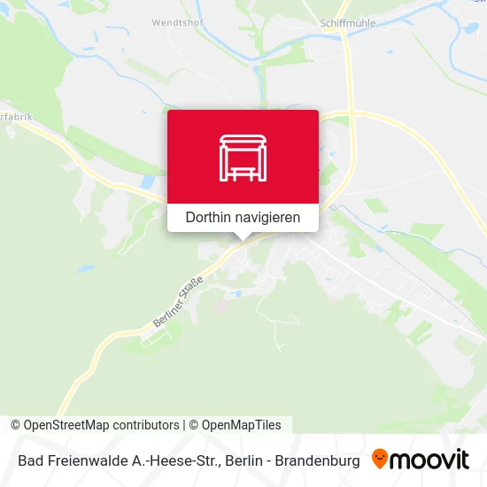 Bad Freienwalde A.-Heese-Str. Karte