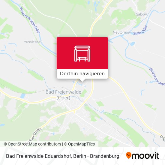 Bad Freienwalde Eduardshof Karte
