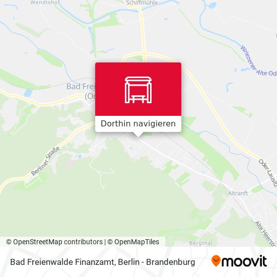 Bad Freienwalde Finanzamt Karte