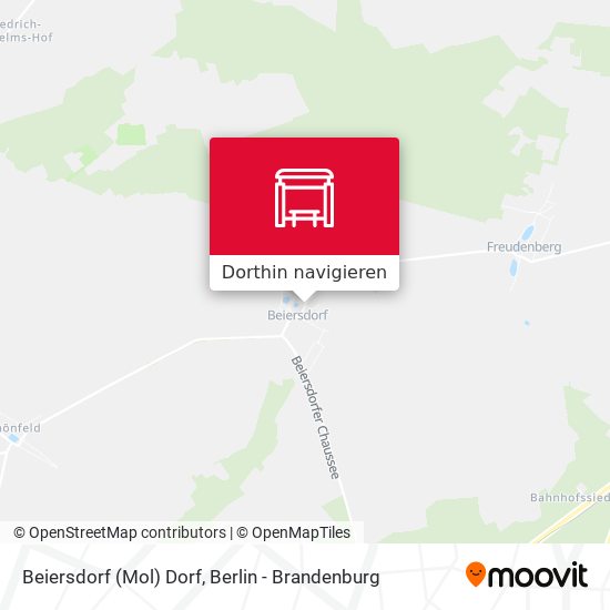 Beiersdorf (Mol) Dorf Karte