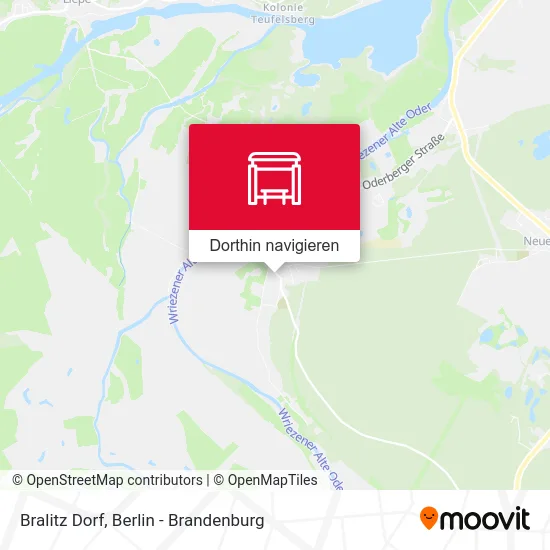 Bralitz Dorf Karte