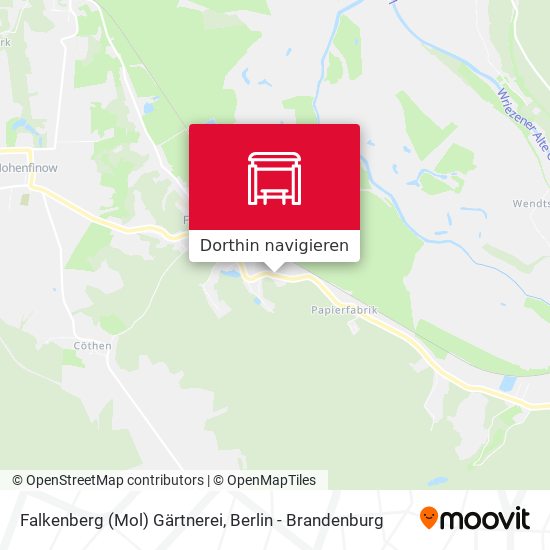 Falkenberg (Mol) Gärtnerei Karte