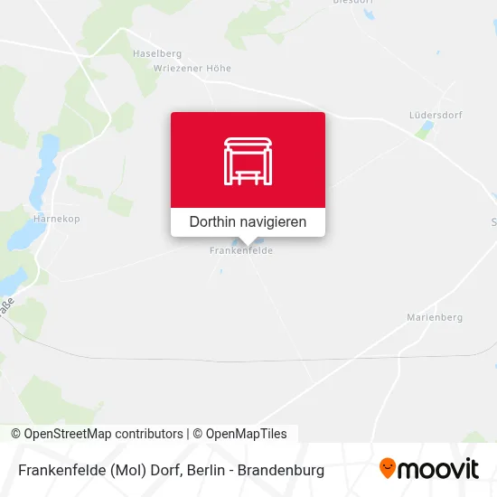 Frankenfelde (Mol) Dorf Karte