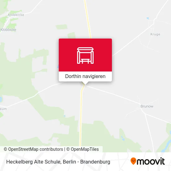 Heckelberg Alte Schule Karte