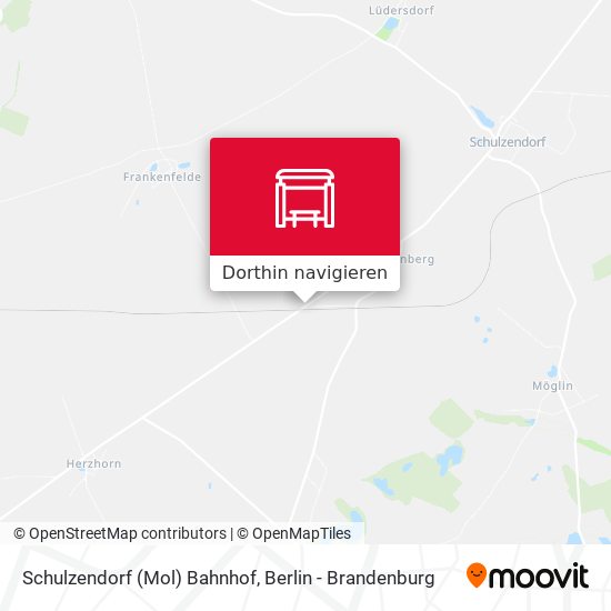 Schulzendorf (Mol) Bahnhof Karte