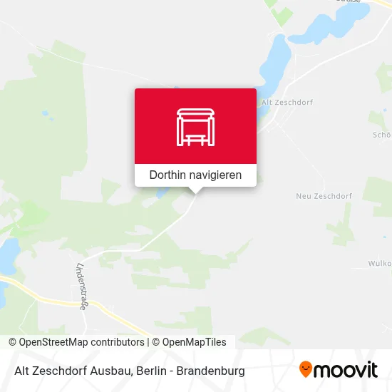 Alt Zeschdorf Ausbau Karte