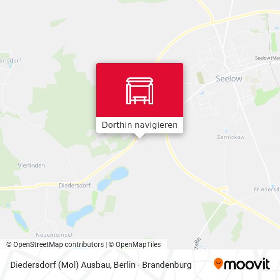 Diedersdorf (Mol) Ausbau Karte