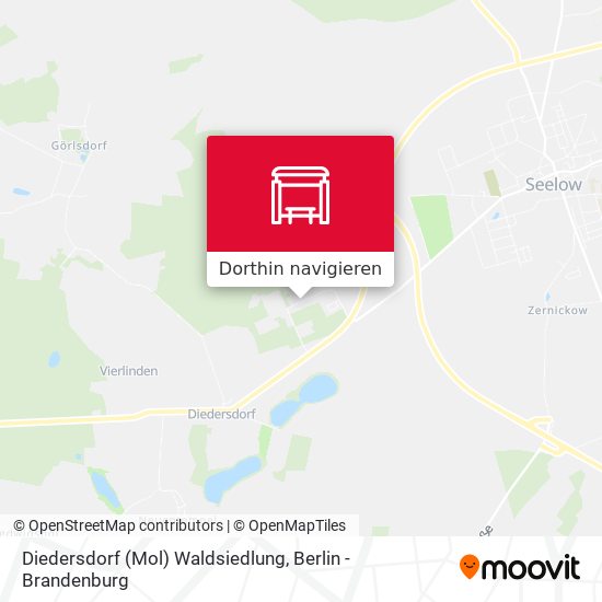 Diedersdorf (Mol) Waldsiedlung Karte
