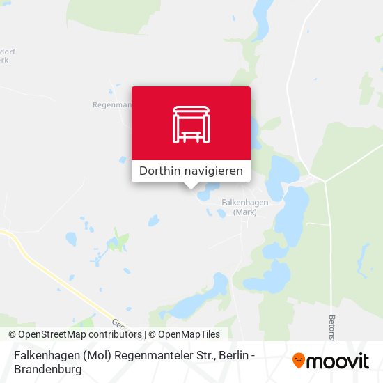 Falkenhagen (Mol) Regenmanteler Str. Karte