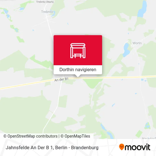 Jahnsfelde An Der B 1 Karte
