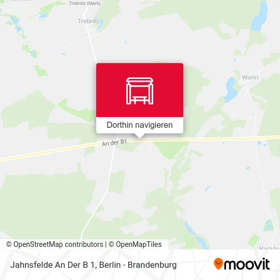 Jahnsfelde An Der B 1 Karte