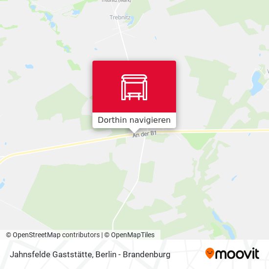 Jahnsfelde Gaststätte Karte