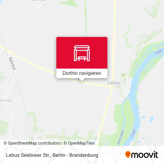 Lebus Seelower Str. Karte