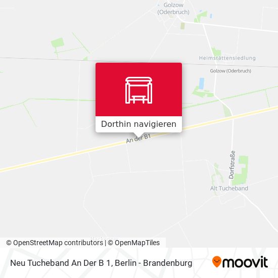 Neu Tucheband An Der B 1 Karte