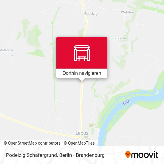 Podelzig Schäfergrund Karte