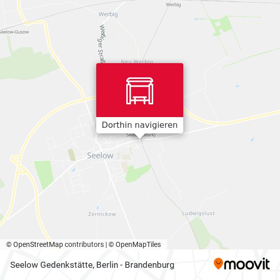 Seelow Gedenkstätte Karte