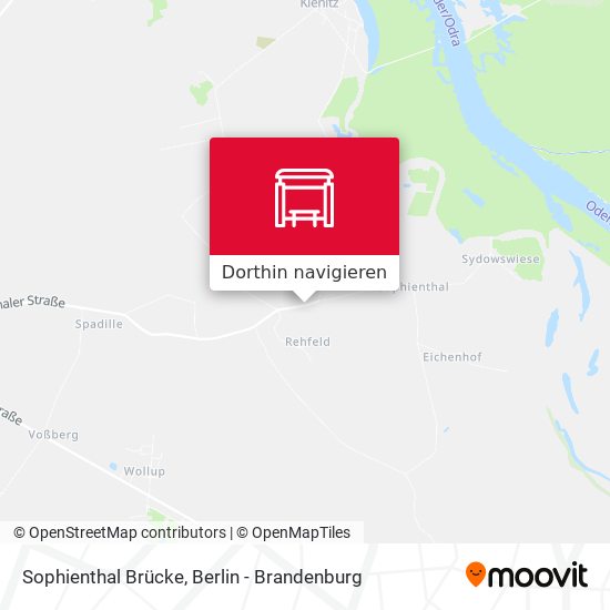Sophienthal Brücke Karte