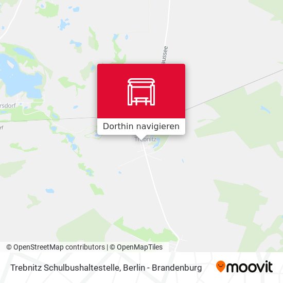 Trebnitz Schulbushaltestelle Karte