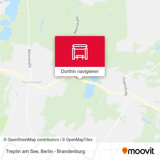 Treplin am See Karte