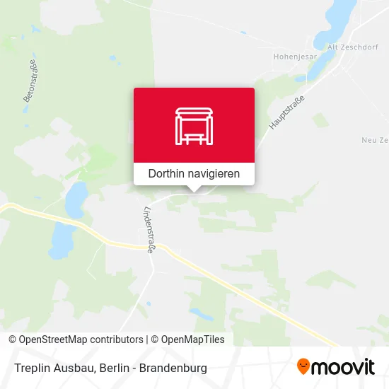 Treplin Ausbau Karte