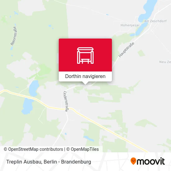 Treplin Ausbau Karte