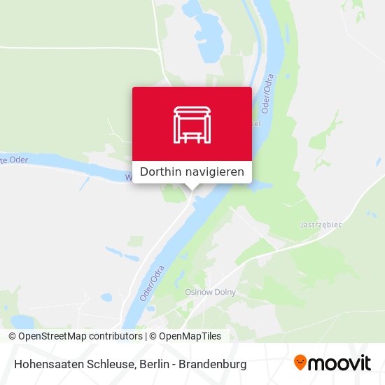 Hohensaaten Schleuse Karte