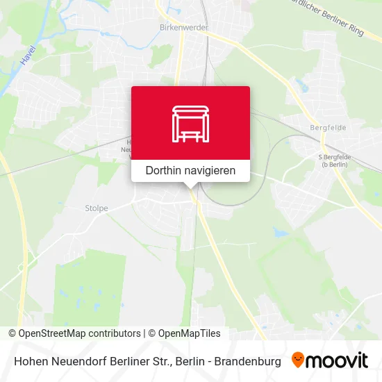 Hohen Neuendorf Berliner Str. Karte
