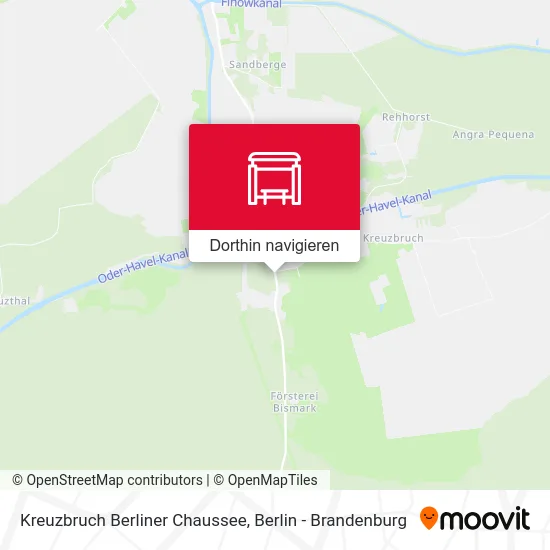 Kreuzbruch Berliner Chaussee Karte