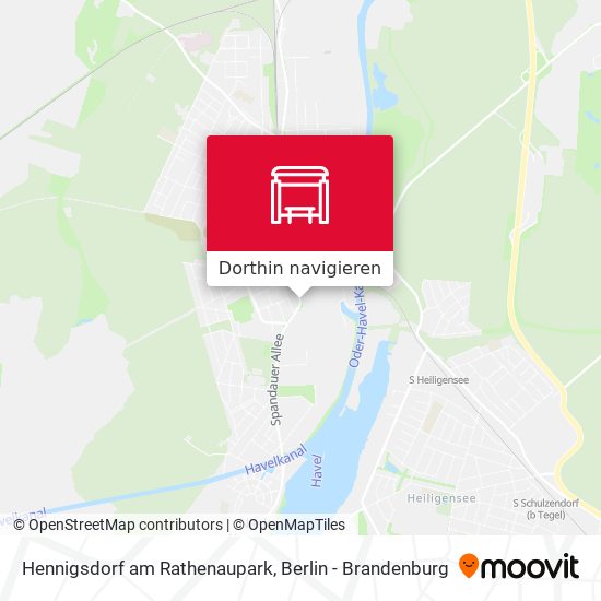 Hennigsdorf am Rathenaupark Karte