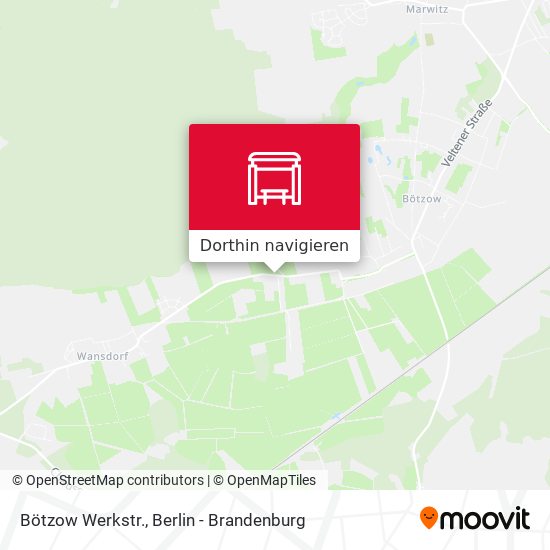 Bötzow Werkstr. Karte