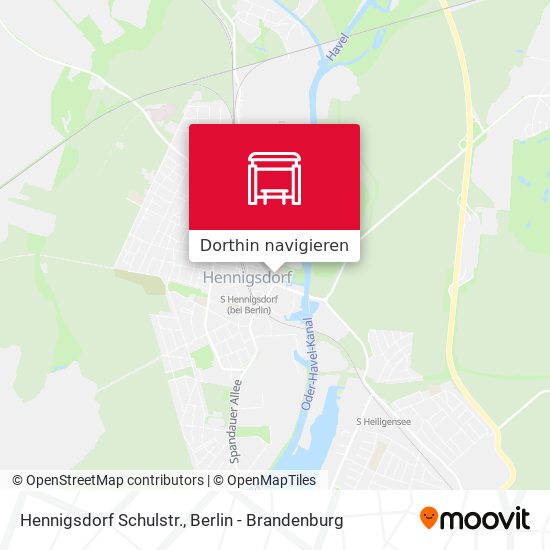 Hennigsdorf Schulstr. Karte