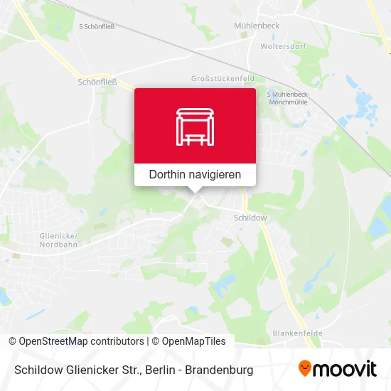 Schildow Glienicker Str. Karte