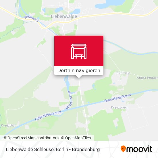 Liebenwalde Schleuse Karte