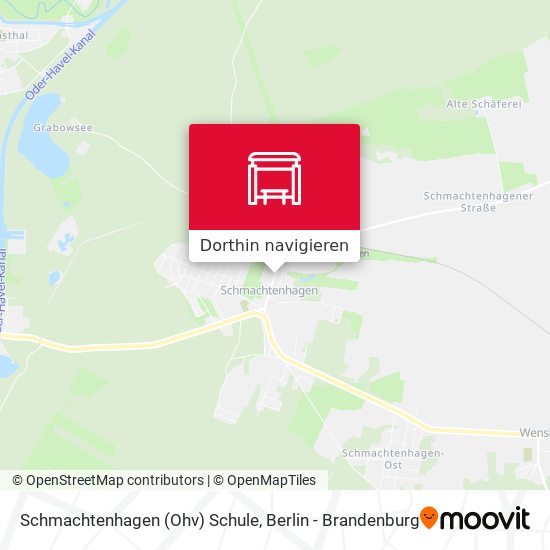 Schmachtenhagen (Ohv) Schule Karte
