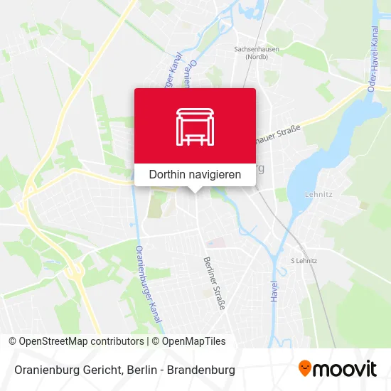 Oranienburg Gericht Karte