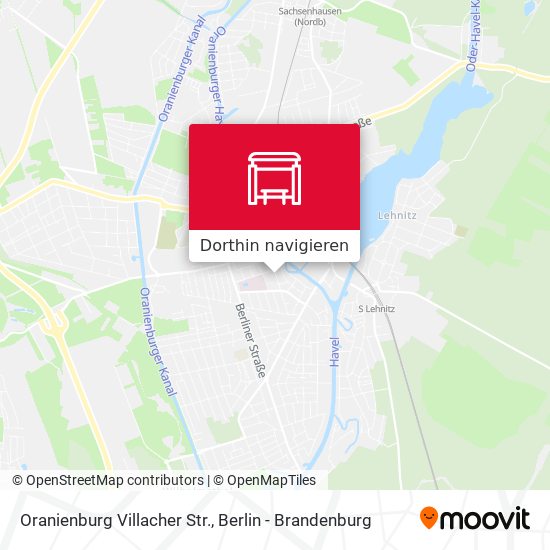 Oranienburg Villacher Str. Karte