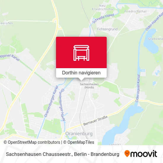 Sachsenhausen Chausseestr. Karte