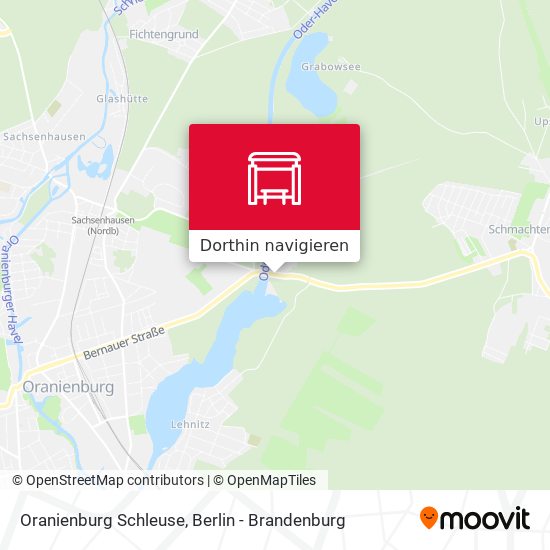 Oranienburg Schleuse Karte