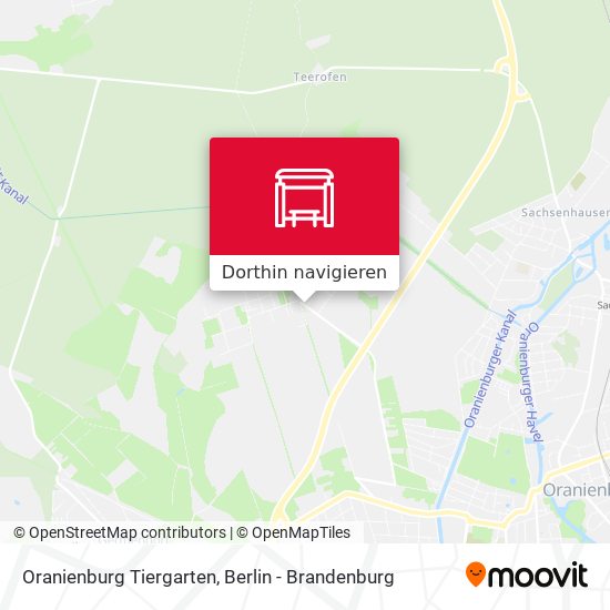 Oranienburg Tiergarten Karte