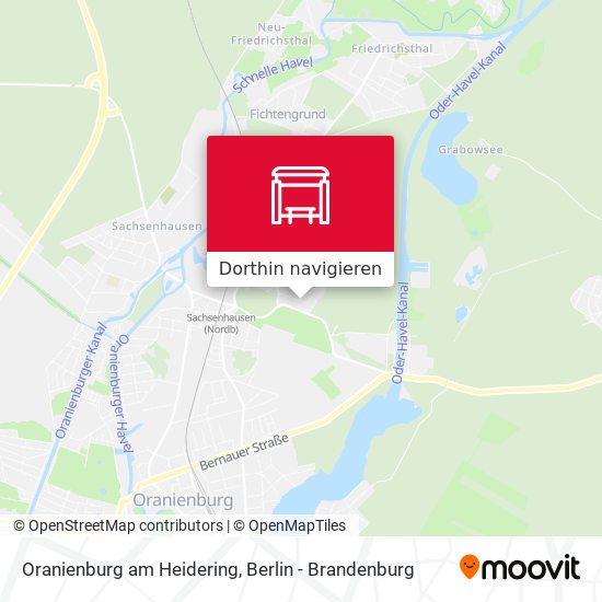 Oranienburg am Heidering Karte