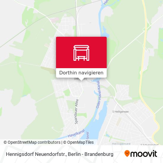 Hennigsdorf Neuendorfstr. Karte