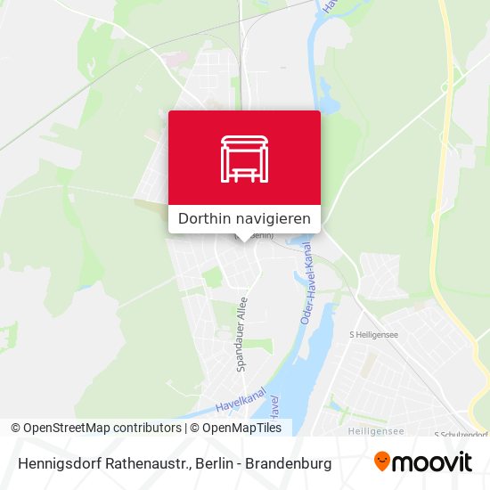 Hennigsdorf Rathenaustr. Karte