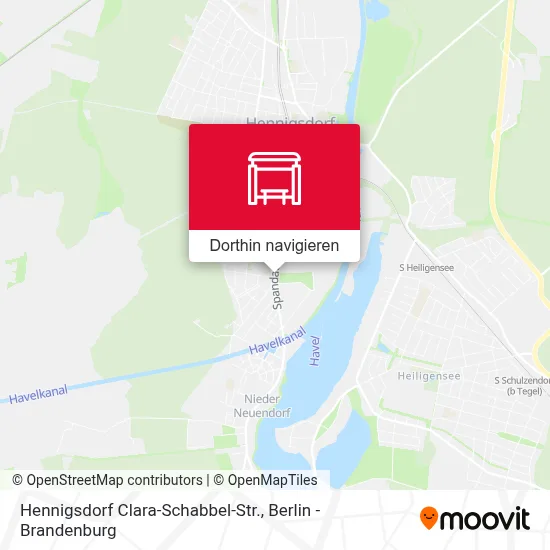 Hennigsdorf Clara-Schabbel-Str. Karte