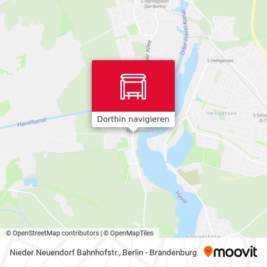 Nieder Neuendorf Bahnhofstr. Karte
