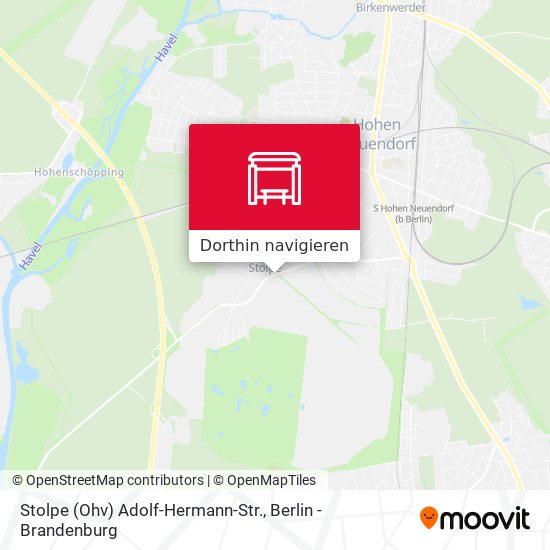 Stolpe (Ohv) Adolf-Hermann-Str. Karte